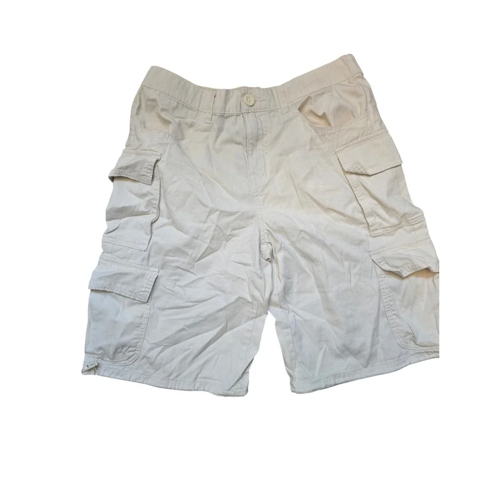 Aeropostale Gorpcore Cargo Bermuda Shorts Khaki Men's Size Medium